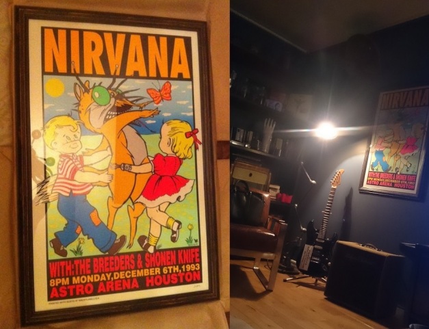 Affiche originale Nirvana concert 1993